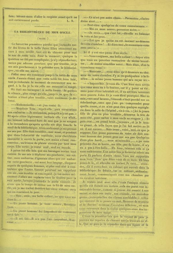 
						Affichage en mode lecture de la page
					