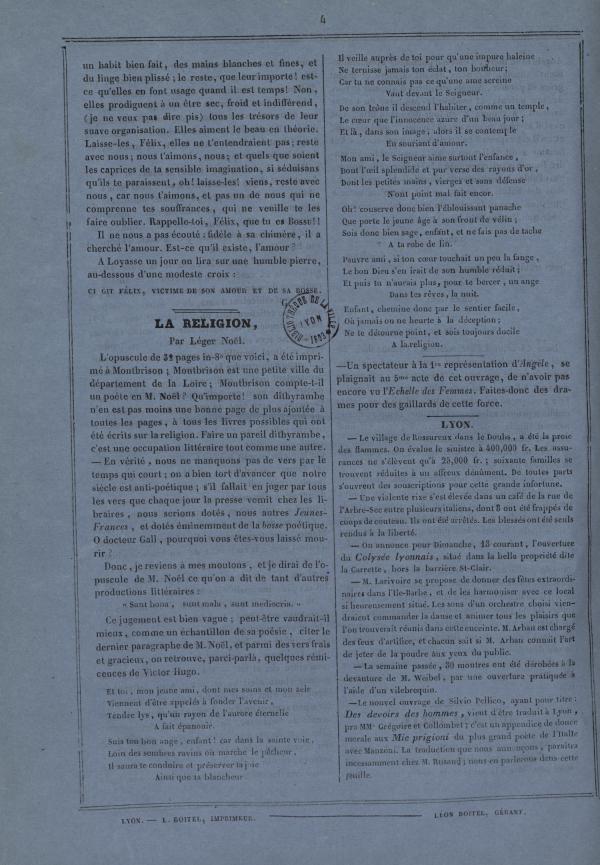 
						Affichage en mode lecture de la page
					