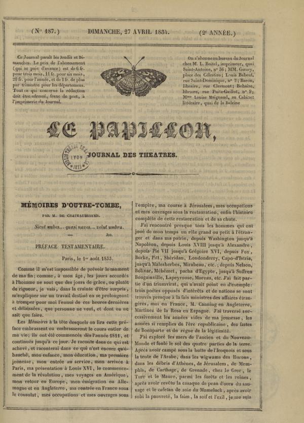 
						Affichage en mode lecture de la page
					
