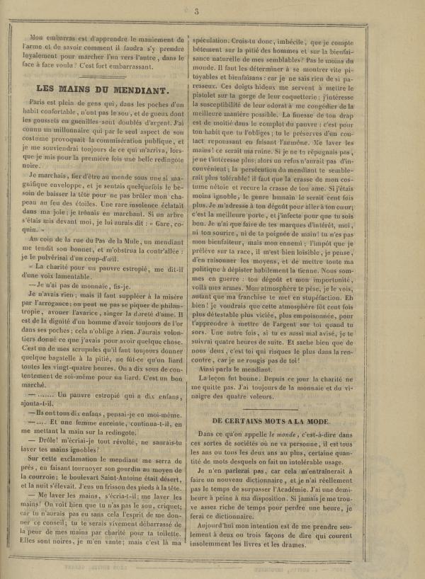 
						Affichage en mode lecture de la page
					