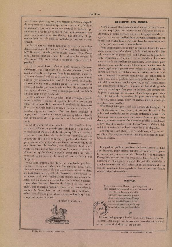 
						Affichage en mode lecture de la page
					