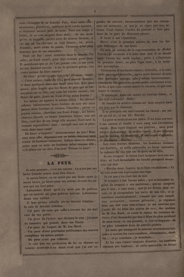 
						Affichage en mode lecture de la page
					