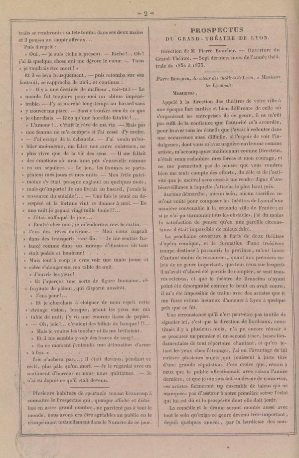 
						Affichage en mode lecture de la page
					