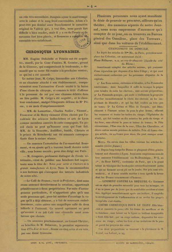 
						Affichage en mode lecture de la page
					