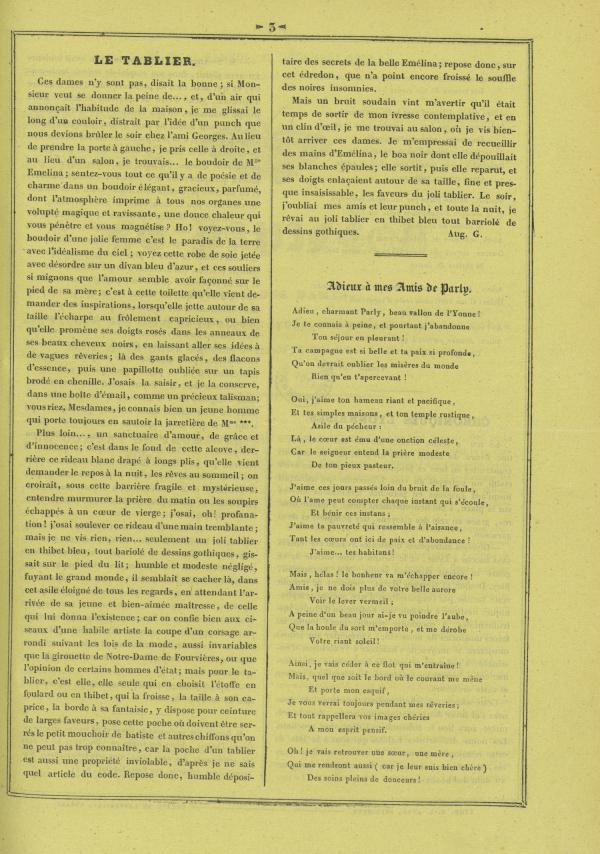 
						Affichage en mode lecture de la page
					