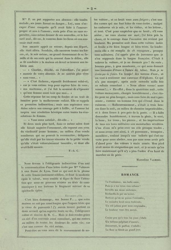 
						Affichage en mode lecture de la page
					