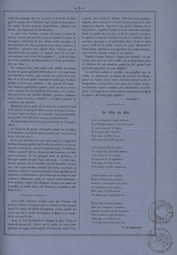 
						Affichage en mode lecture de la page
					