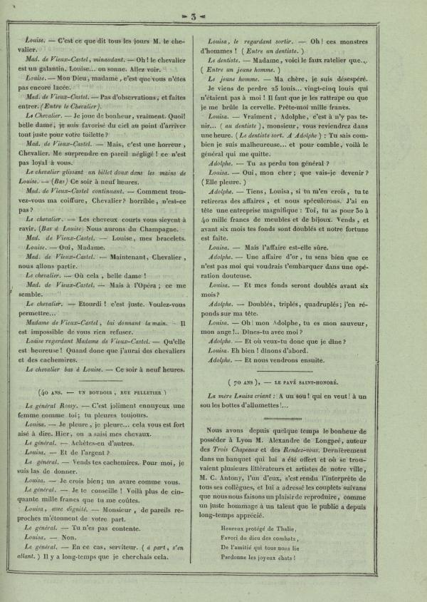 
						Affichage en mode lecture de la page
					