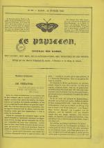 Le Papillon : journal de l'entr'acte - littérature, arts, poésie, nouvelles, théatres, modes annonces, N°65, pp. 1