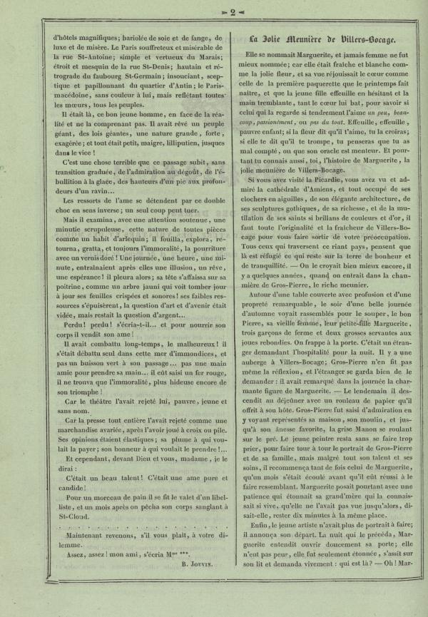 
						Affichage en mode lecture de la page
					