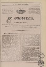 Le Papillon : journal de l'entr'acte - littérature, arts, poésie, nouvelles, théatres, modes annonces, N°76, pp. 1