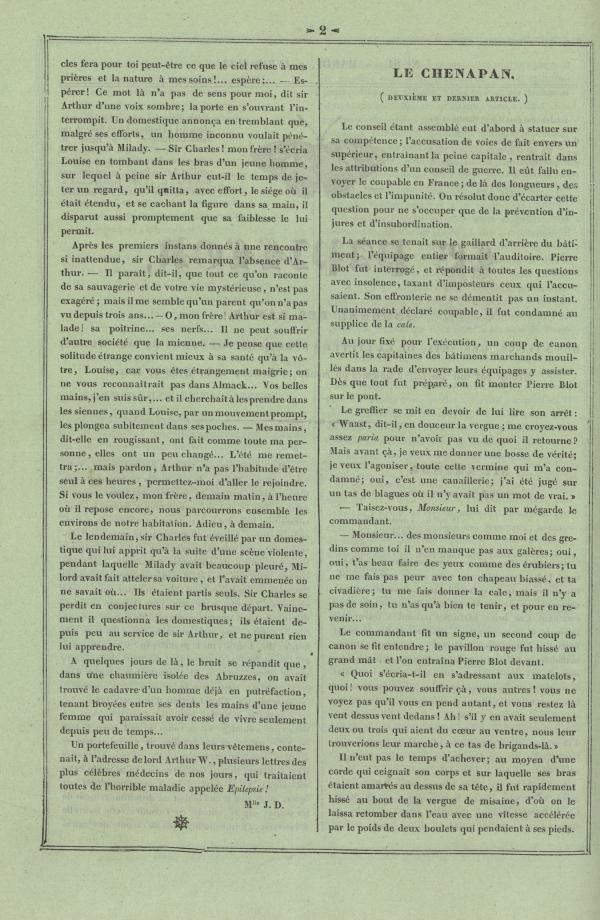 
						Affichage en mode lecture de la page
					