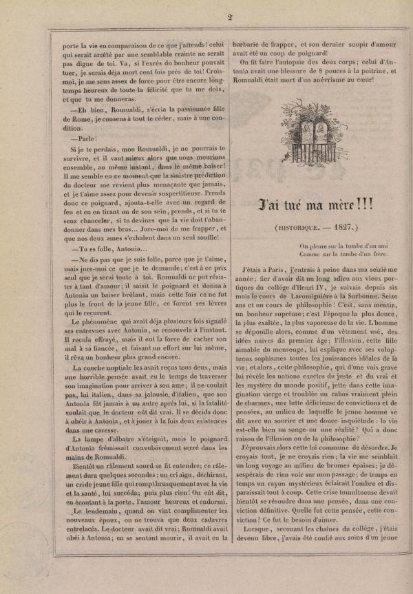 
						Affichage en mode lecture de la page
					