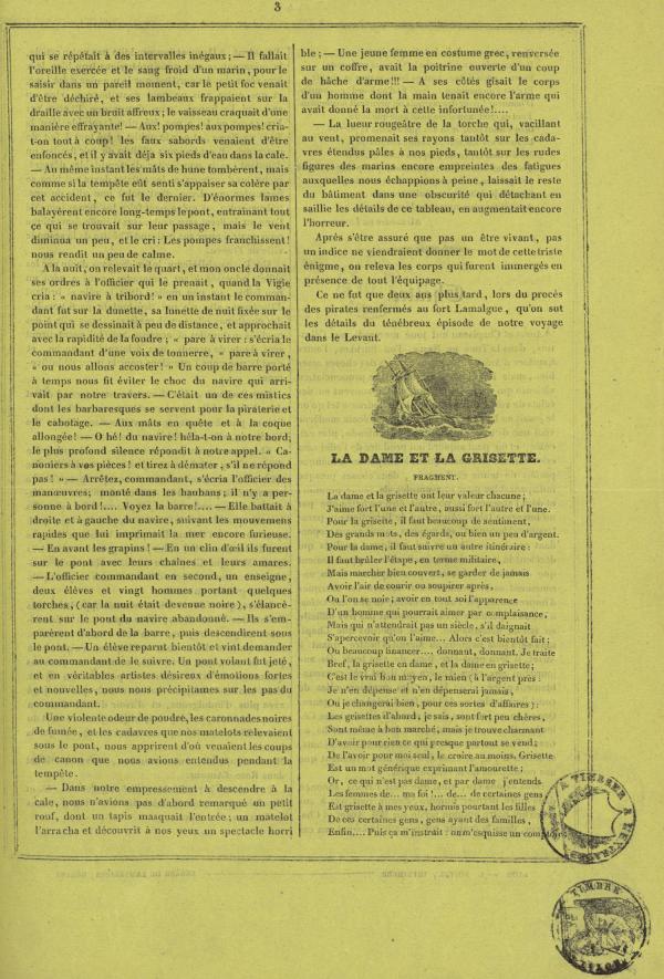 
						Affichage en mode lecture de la page
					