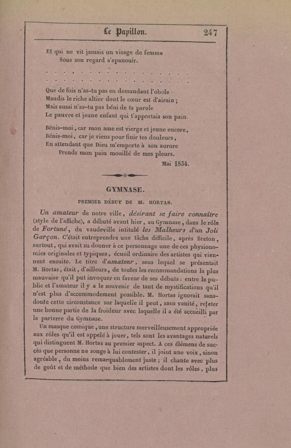 
						Affichage en mode lecture de la page
					