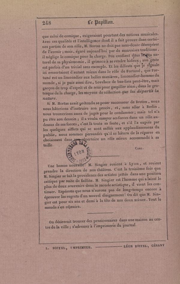 
						Affichage en mode lecture de la page
					