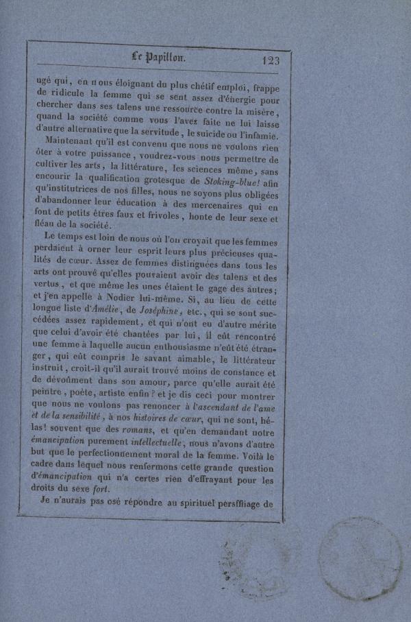 
						Affichage en mode lecture de la page
					