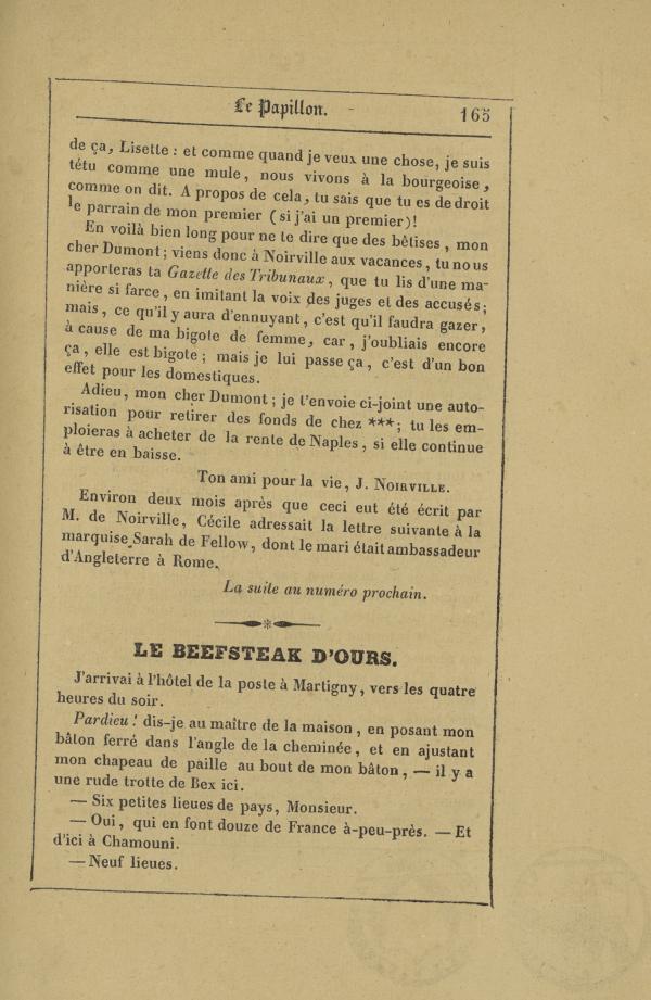 
						Affichage en mode lecture de la page
					