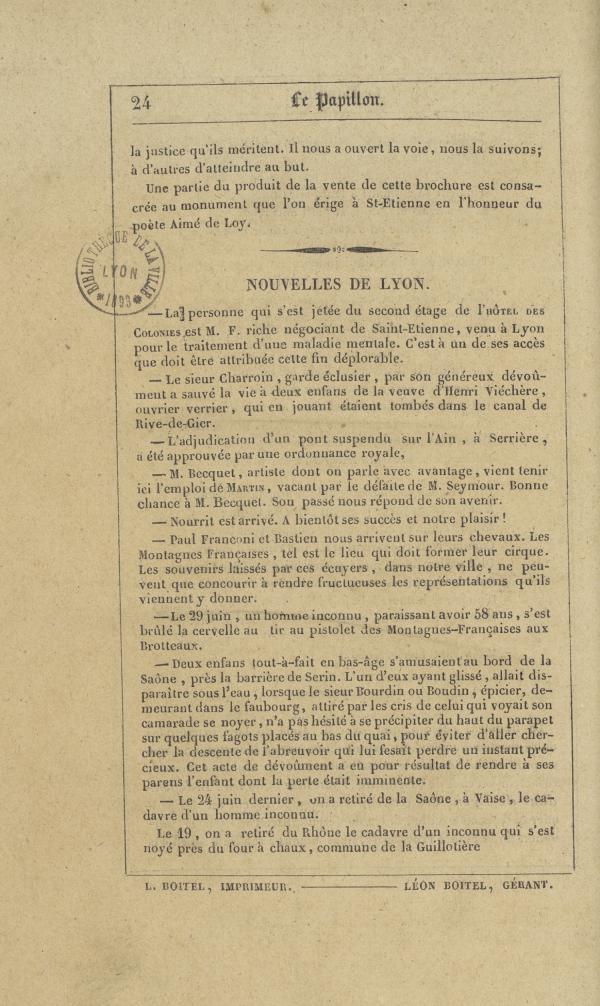 
						Affichage en mode lecture de la page
					