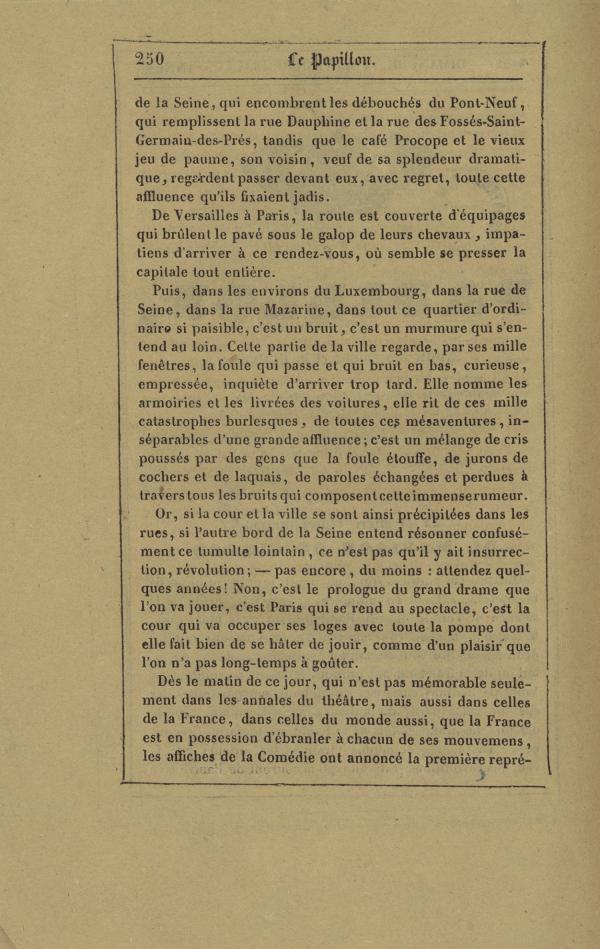 
						Affichage en mode lecture de la page
					
