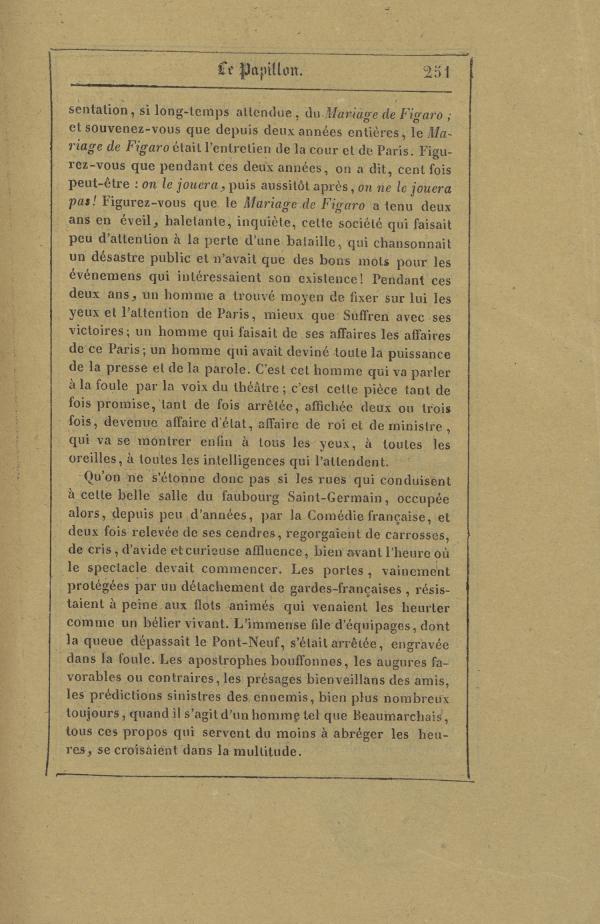 
						Affichage en mode lecture de la page
					