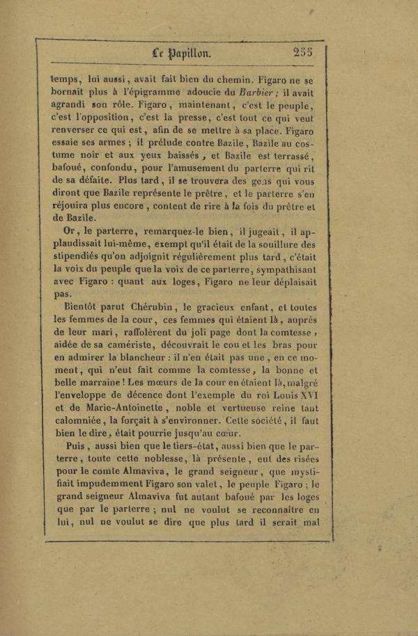 
						Affichage en mode lecture de la page
					