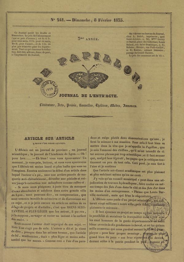
						Affichage en mode lecture de la page
					