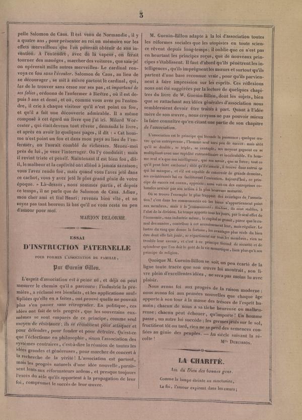 
						Affichage en mode lecture de la page
					