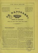 Le Papillon : journal de l'entr'acte - littérature, arts, poésie, nouvelles, théatres, modes annonces, N°253, pp. 1