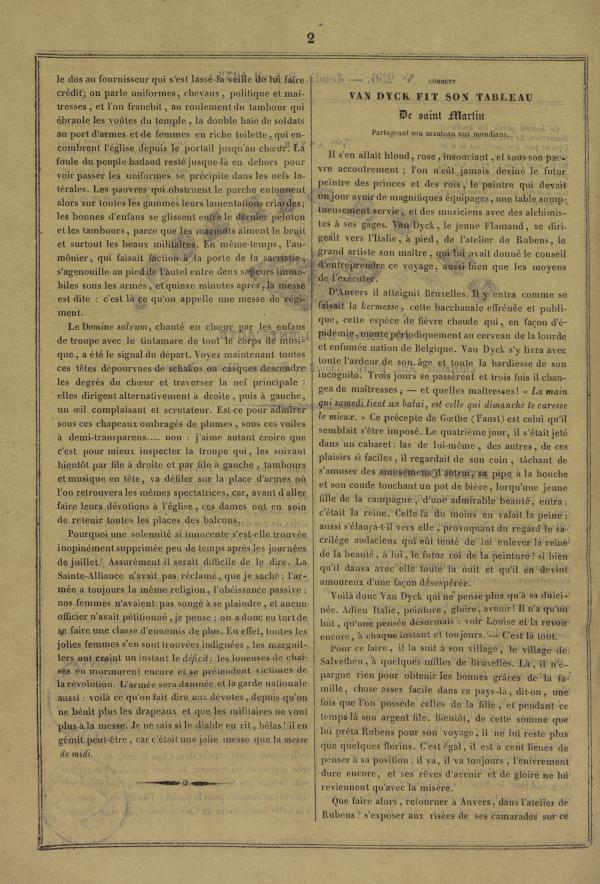 
						Affichage en mode lecture de la page
					