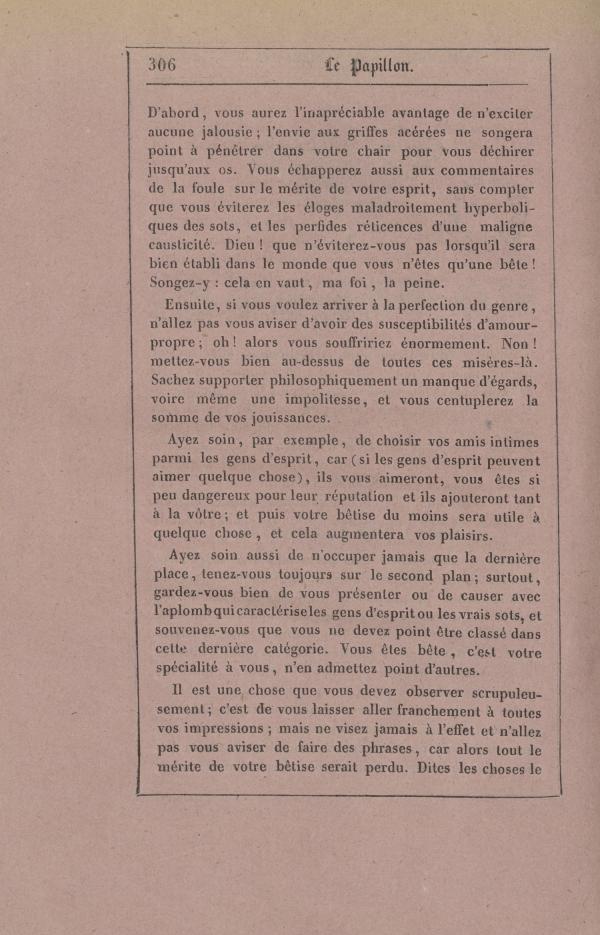 
						Affichage en mode lecture de la page
					