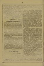 Le Papillon : journal de l'entr'acte - littérature, arts, poésie, nouvelles, théatres, modes annonces, N°258, pp. 2