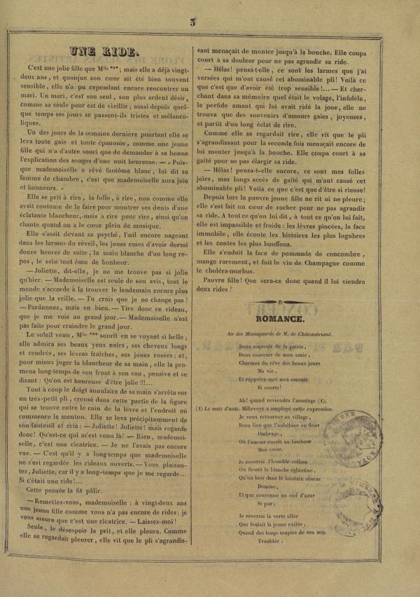 
						Affichage en mode lecture de la page
					