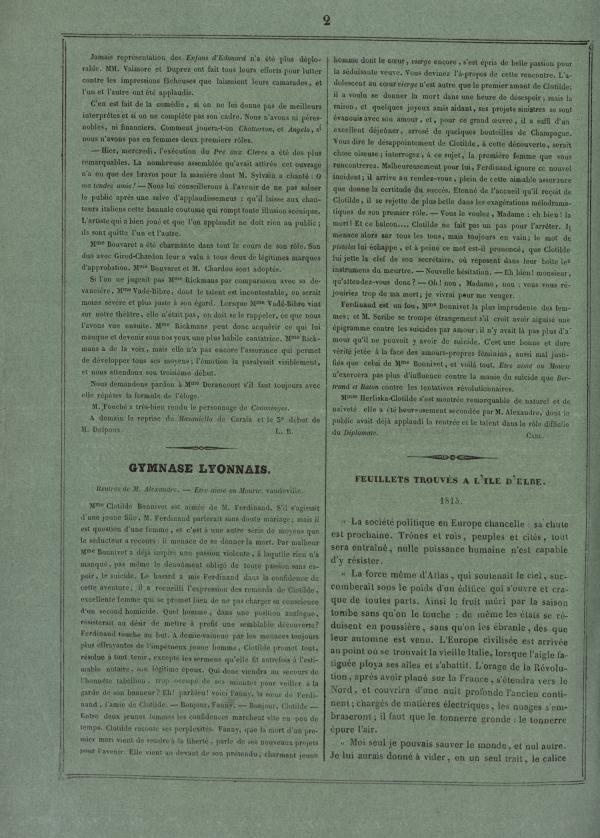 
						Affichage en mode lecture de la page
					