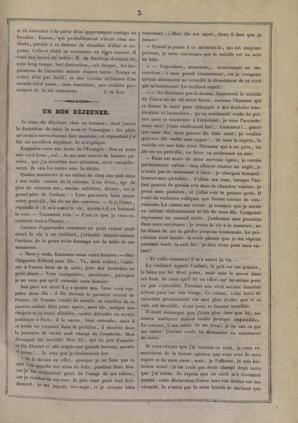
						Affichage en mode lecture de la page
					
