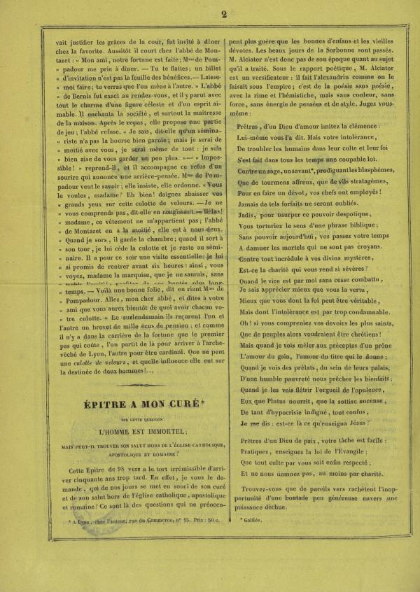 
						Affichage en mode lecture de la page
					