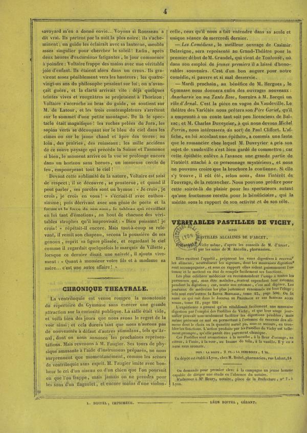 
						Affichage en mode lecture de la page
					