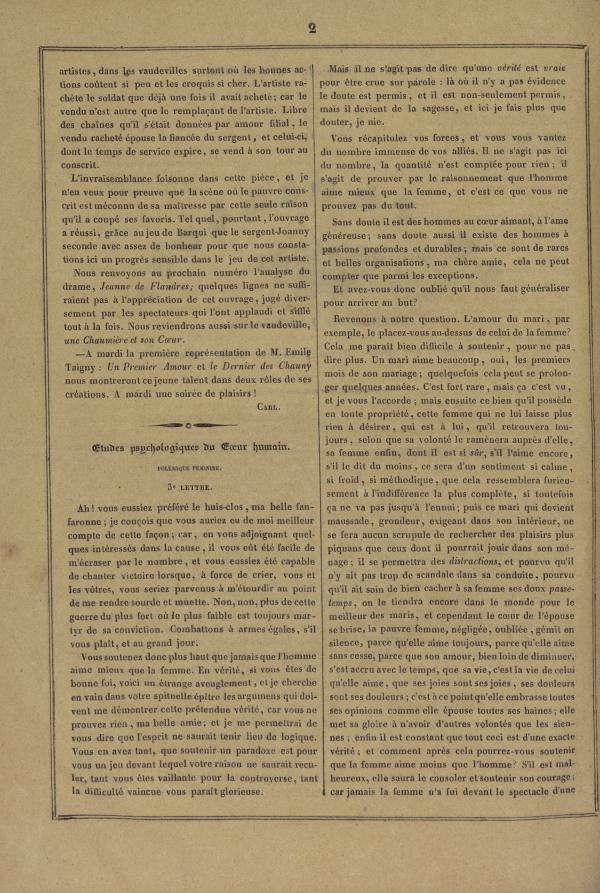 
						Affichage en mode lecture de la page
					