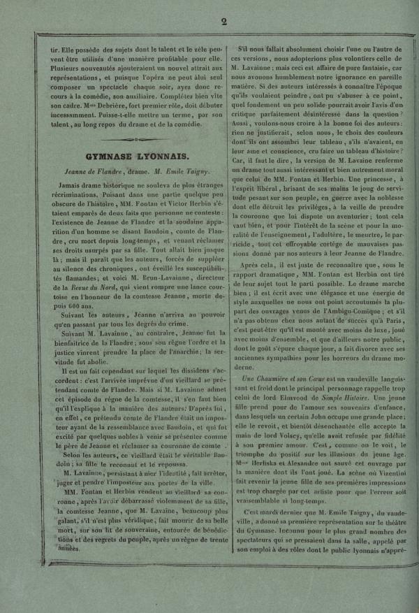 
						Affichage en mode lecture de la page
					