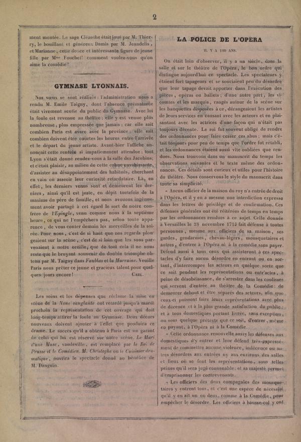 
						Affichage en mode lecture de la page
					
