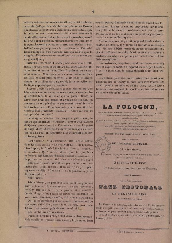 
						Affichage en mode lecture de la page
					