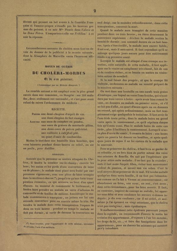 
						Affichage en mode lecture de la page
					
