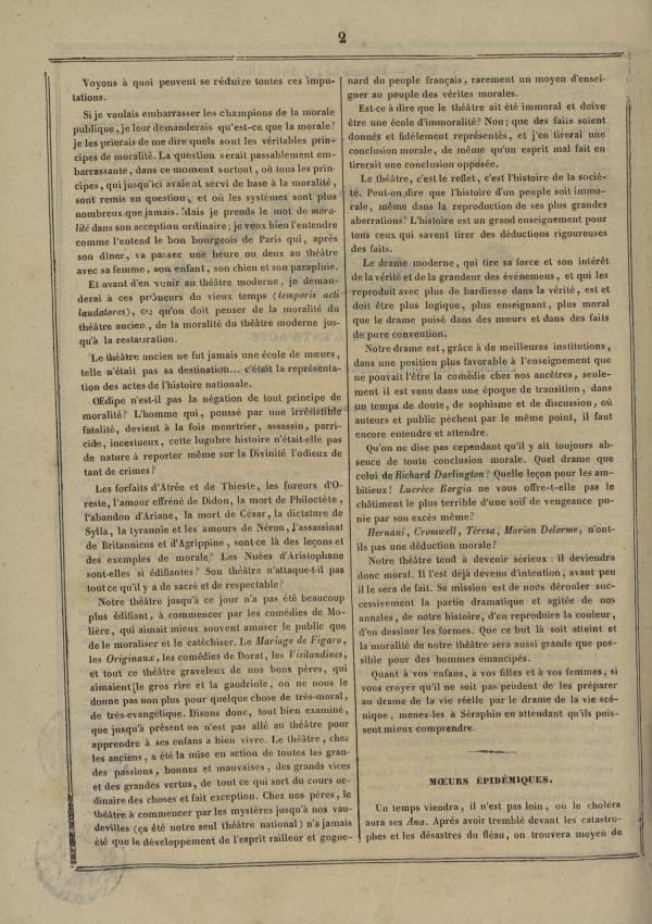 
						Affichage en mode lecture de la page
					