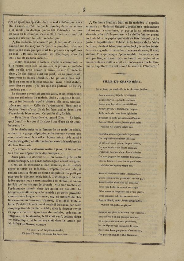 
						Affichage en mode lecture de la page
					