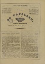 Le Papillon : journal de l'entr'acte - littérature, arts, poésie, nouvelles, théatres, modes annonces, N°294, pp. 1