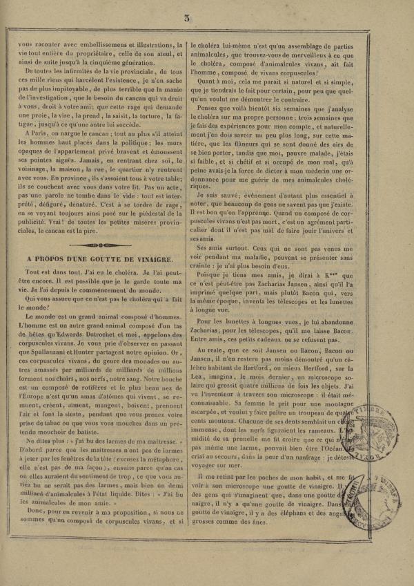 
						Affichage en mode lecture de la page
					