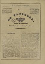 Le Papillon : journal de l'entr'acte - littérature, arts, poésie, nouvelles, théatres, modes annonces, N°297, pp. 1