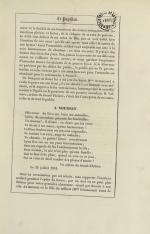 Le Papillon : journal de l'entr'acte - littérature, arts, poésie, nouvelles, théatres, modes annonces, N°5, pp. 7