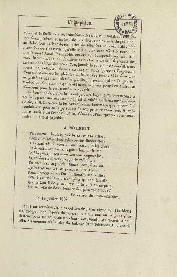 
						Affichage en mode lecture de la page
					