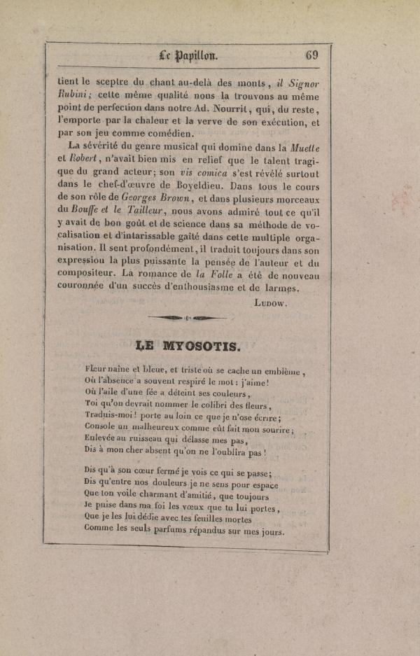 
						Affichage en mode lecture de la page
					